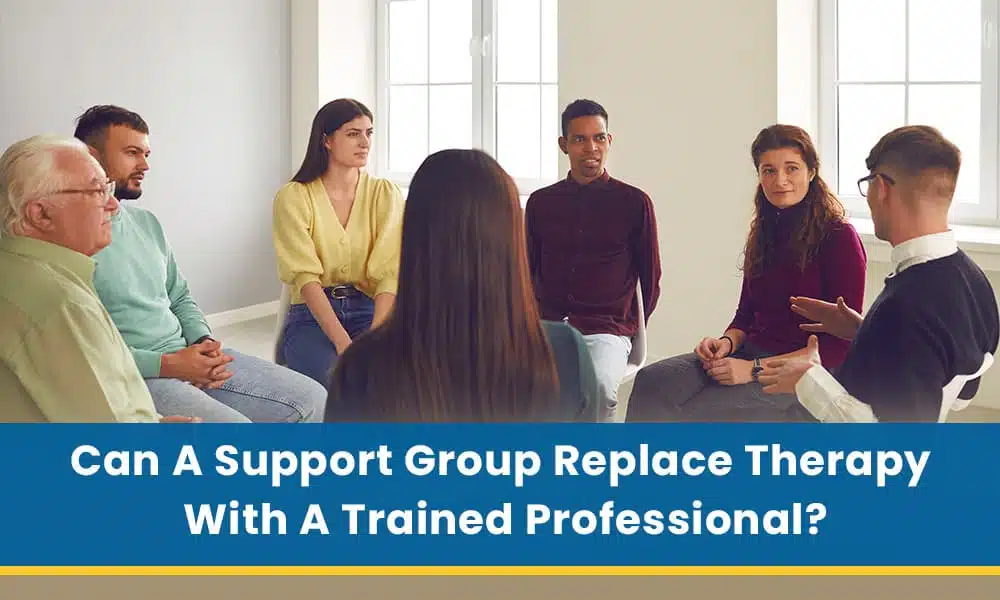 Can A Support Group Replace Therapy with A Trained Professional
