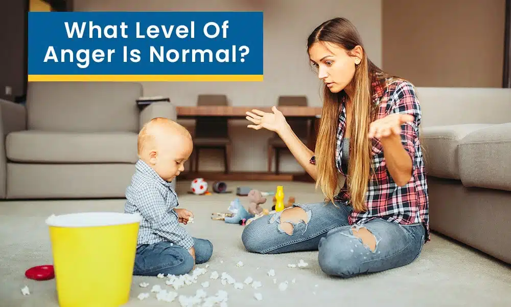 What level of anger is normal